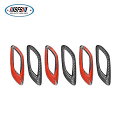Real Dry Carbon Fiber Side Fender Vents Air Vents Exterior Decoration Accessories For Maserati Levante SUV