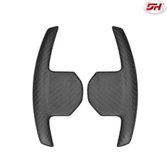 1 Pair Carbon Fiber Matte Replacement Shift Paddles For Land Rover or Jaguar 2008-2022