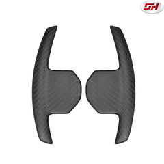 1 Pair Carbon Fiber Matte Replacement Shift Paddles For Land Rover or Jaguar 2008-2022