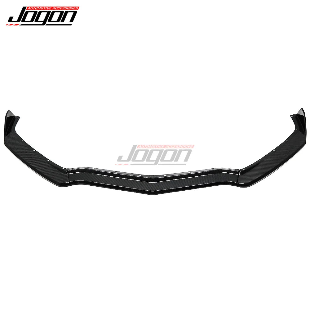 Car Accessories Real Carbon Fiber Front Lip Spoiler Air Vent Splitter Trim For Chevrolet Corvette C8 GMSV 2020 2021