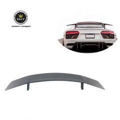 2017+ Car Spoiler R8 Rear Spoiler VRS Style Carbon Fiber GT Wing Rear Spoiler For Audi R8 New R8