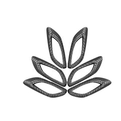 Real Dry Carbon Fiber Side Fender Vents Air Vents Exterior Decoration Accessories For Maserati Levante SUV