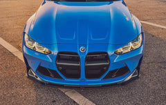2021+ M3 G80 M4 G82 G83 V style Front Grille Carbon Fiber Front Bumper grille For BMW G80 G82 G83