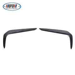 Real Dry Carbon Fiber Front Fog Lamp Eyebrows Eyelids For BMW 5 Series G30 2017 2018