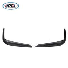 Real Dry Carbon Fiber Front Fog Lamp Eyebrows Eyelids For BMW 5 Series G30 2017 2018