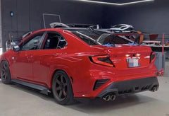 Sti-P style Carbon Fiber Swan-neck High Wing Rear Trunk Deck Tail Spoiler Fit For Subaru WRX S4 2022
