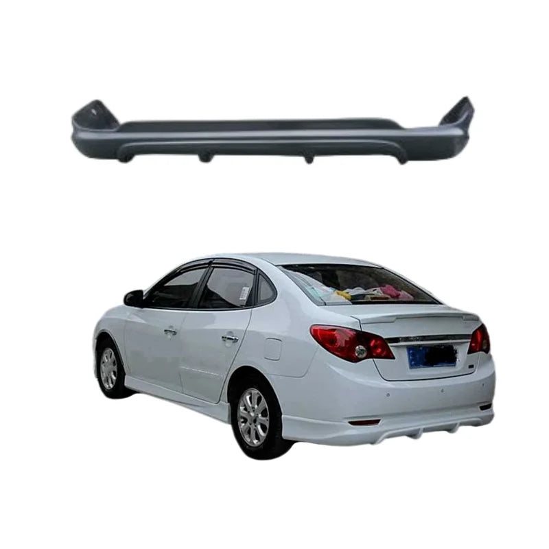 plastic Auto Body Systems Car Rear Diffuser Lip Bumper Part Wide Body Kit For HYUDNAI ELANTRA 2008 2009 2010