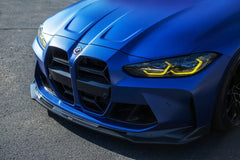 Factory Customization 2022 G80 M3 V style Carbon Fiber Front Bumper Lip Spoiler Splitter For BMW G80 M3 G82 G83 M4