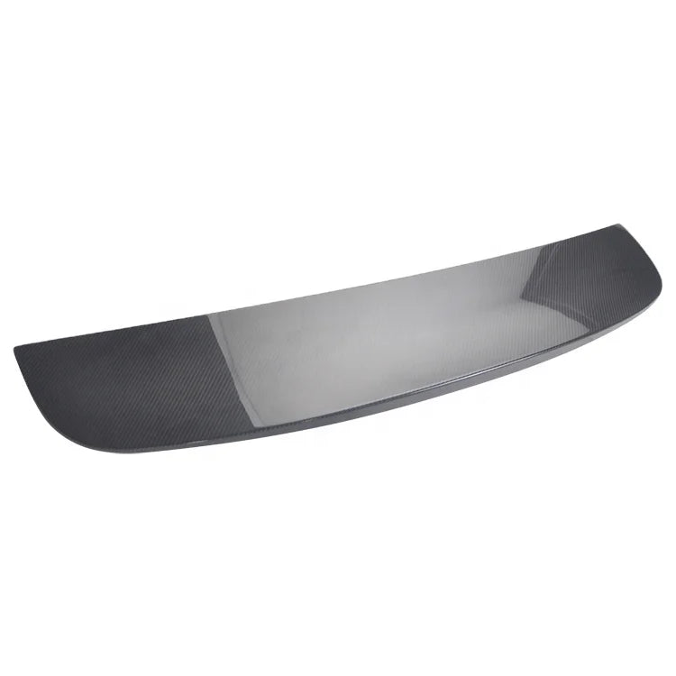 Twill Full Dry Carbon Fiber Spoiler Tail Wing Rear Spoiler Trunk Wings For Tesla Model X SUV  2014-2017