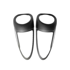 Real Carbon Fiber Matte Carbon Dashboard Air Conditioner Vent Grille Outlet Cover Trim For Porsche Boxster Cayman 718