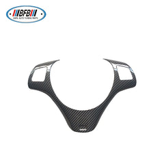 High Fitment For bmw 3 Series E92 Add On Real Dry Carbon Steering Wheel Moulding  Cover Trims Accessories 2006-2013