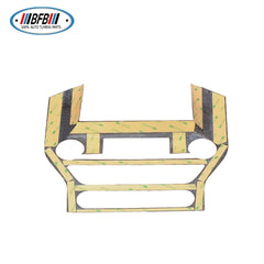 Interior Trim Add On Style Real Dry Carbon Fiber Multi-media Console Frame Cover Trim For Mustang 2015-2017
