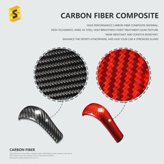 ES N-BM-114 Real Carbon Fiber Auto Accessories Car Interior Gear Knobs Cover For BMW 3 Series Z4