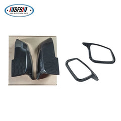 4PCS/SET Full Dry Carbon Side Door Rear View M Look Wing Mirror Covers Add on Style for BMW F20 F22 F23 F30 F31 F32 F33 F36
