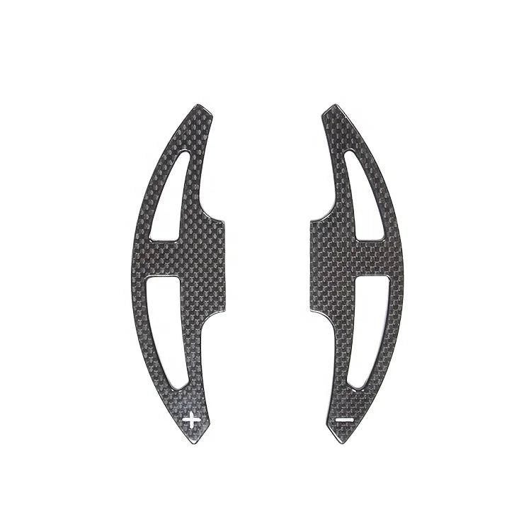 1*1 Plain Weave Carbon Fiber Auto Paddle Shifter For E92 E90 M3 Steering Wheel Gear Shift Paddle