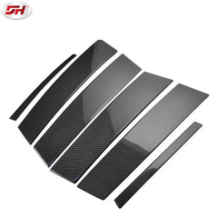 Auto dry carbon fiber B pillar central column Middle Pillar Trim for Alfa Romeo Stelvio 2017-UP