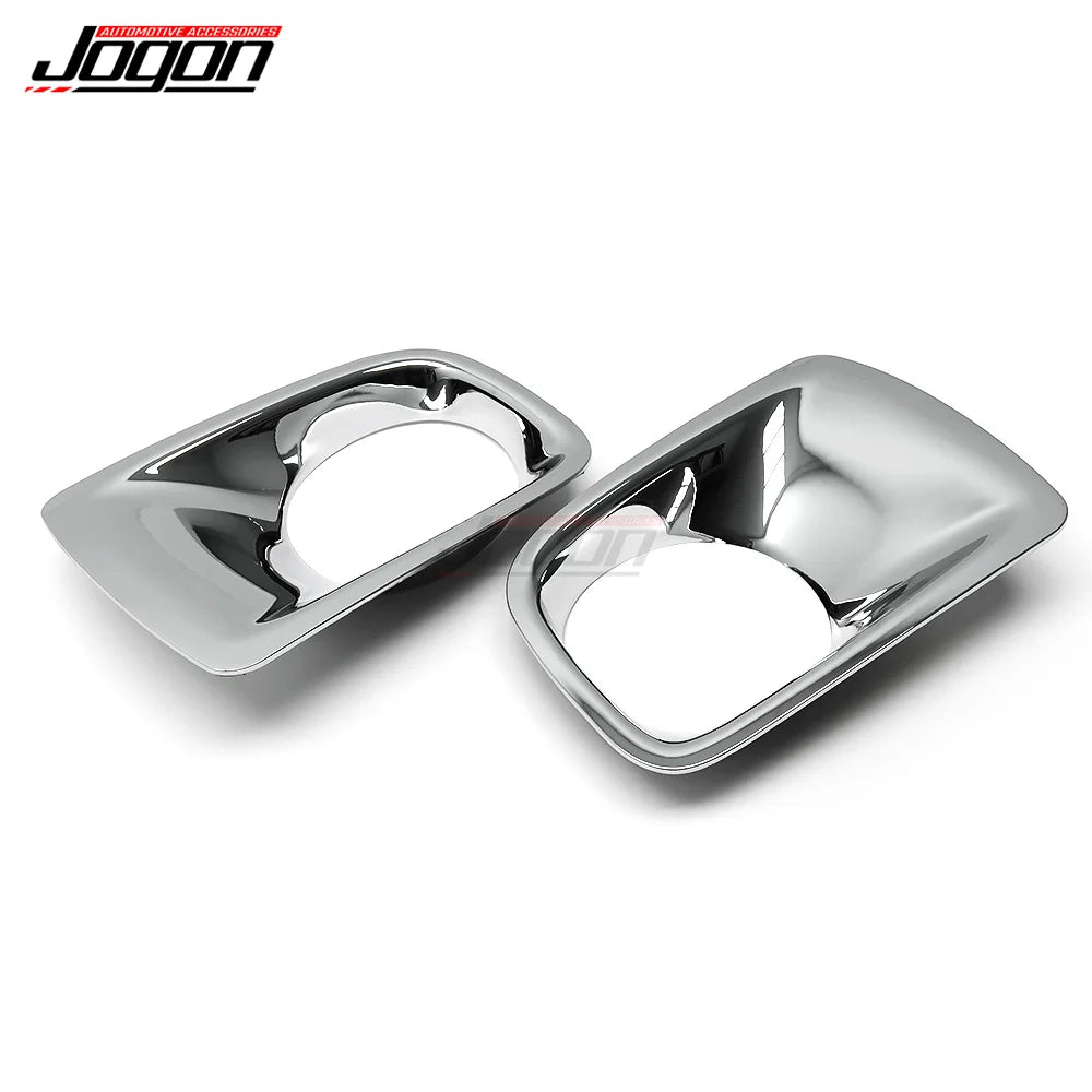For Toyota Land Cruiser LC70 LC71 LC76 LC79 FJ70 FJ76 FJ79 Car Styling ABS Chrome Fog Light Lamp Cover Trim Exterior Accessories