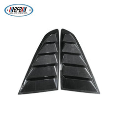 For Ford Mustang 2015-2021 Side Scoop Vent 1/4 Quarter Panel Dry Carbon Fiber Side Window Louvers
