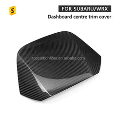 Shasha Carbon For WRX Car Instrument Panel Cover Real Carbon Fiber For Subaru WRX Interior Accessories
