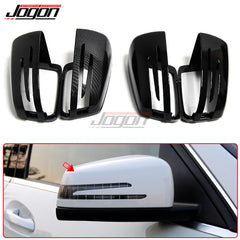 Car Side Rearview Mirror Cover Trim For Mercedes Benz A B C E S CLA GLA CLS Class W176 W246 W204 W212 C117 X156 W221