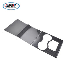 3 Pcs Glossy Carbon For Tesla Model 3 Car Interior Trims Gear Console Cover Panel Trims
