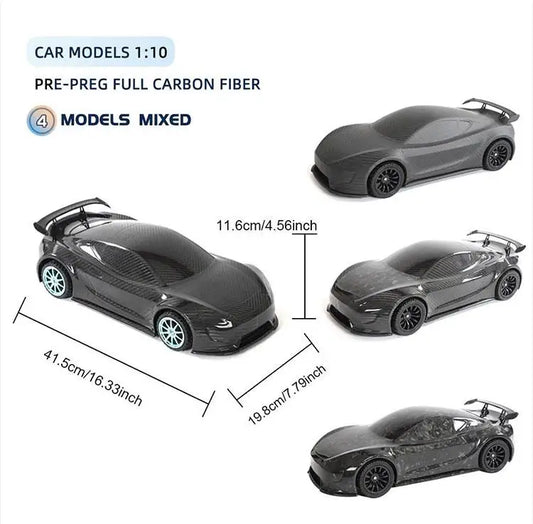 1/10 Prepreg Carbon Fiber Custom Car Model Limited Edition Car