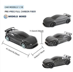 1/10 Prepreg Carbon Fiber Custom Car Model Limited Edition Car