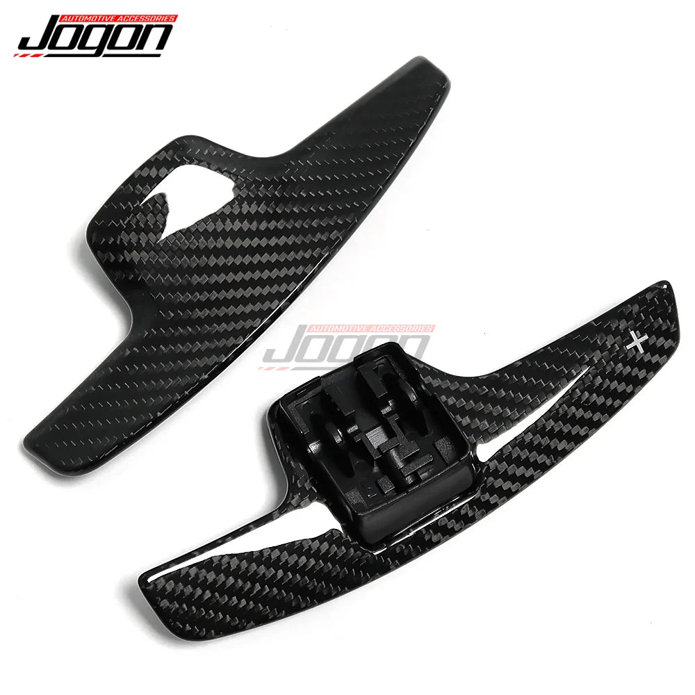 Carbon Fiber Steering Wheel Shift Paddles Extension Upgrade Replace For Corvette C7 2015-2019 For Camaro 2016-2022