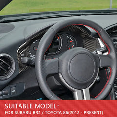 Es Car Interior Accessories Real Carbon Fiber Instrument  Panel Cover for Subaru Toyota 86 Car Accessories