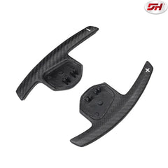 1 Pair Carbon Fiber Matte Replacement Shift Paddles For Land Rover or Jaguar 2008-2022