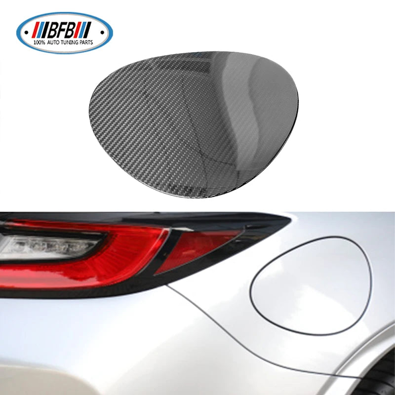 Car Oil Gas Tank Cover Real Dry Carbon fiber Tank Cover For Subaru BRZ For Toyota GR86 2022