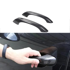 4pcs Real Dry Carbon Fiber Door Handle Cover stick on style Outside door Cover Exterior Kits For Porsche Cayenne 2018