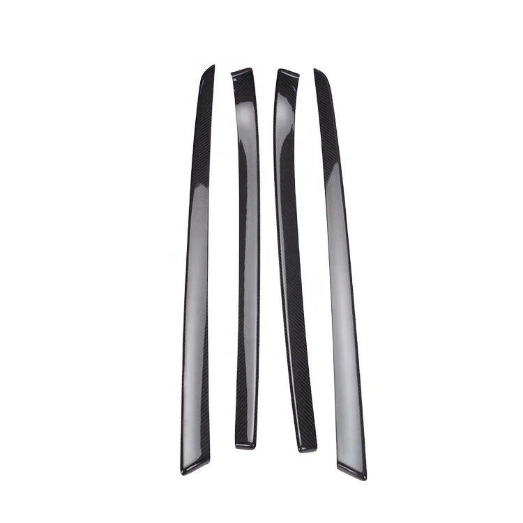 4pcs Interior Kits Real Dry Carbon Fiber Door Trim Panels For Mercedes S class W222 S65 2014-2020