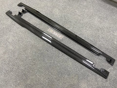 100-year Limited style Carbon Fiber Body kit  Side Skirts Panel protector For 2020 Bentley Continental GT W12
