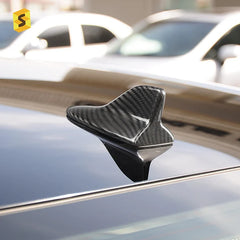 ES W-LKSS-140 Roof Antenna Frame Decal Cover Trim Antenna Carbon Fiber Shark Fin For LEXUS LS LX ES IS