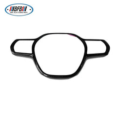 Steering Wheel Button Covers Trim Real Dry Carbon Fiber Steering Wheel Center Ring Cover For Honda Civic 11th 2022