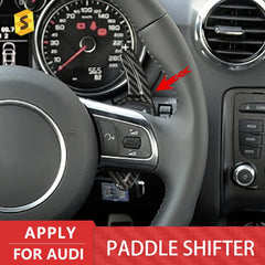 ES Car Interior Carbon Fiber Steering Wheel Shift Paddle For Sale For Audi A3 S3 A4 S5 A5 A6 A7 Q3