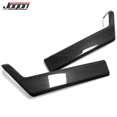 For Ford F-150 F150 Raptor Platinum 2021 2022 2023 2024 Real Carbon Fiber Inner Door Handle Cover Sticker Car Accessories