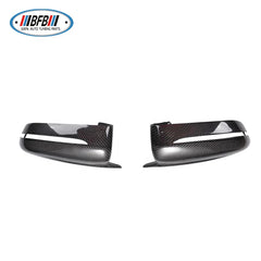 M Style Gloss Black Carbon Fiber Side Wing Mirror Cover For BMW G30 G31  G11 G12 2017-2020