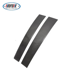 Real Carbon Fiber Middle B Pillars Window Door Trim Panels For BMW X5 F15 X6 F16 2014-2016