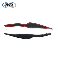E90 FRP car Front Lamp Eyebrows front Eyelips Cover Trim stick on style For 3 Series E90 2005-2012