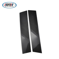 Giulia Real Dry Carbon Fiber Exterior Trim Window Middle B-Pillar Posts Trims Cover For Alfa Romeo Giulia Sedan 2015-2018