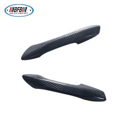 2 PCS Real Carbon Fiber Car Outer Door Handle Cover for Porsche 718 Cayman Boxster