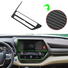 Interior Accessories For Toyota Highlander 2021 Accessories Touch Screen Car Display Navigation Screen Trim Cover ABS Trim Cover