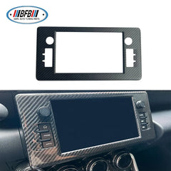 Real Dry Carbon Matte Carbon CD Player Panel Media Panel Frame Trim Cover For Subaru BRZ GR86 2022up