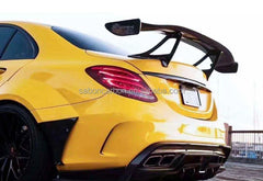 For Mercedes Benz C63 W205 AMG sedan carbon fiber rear spoiler wing