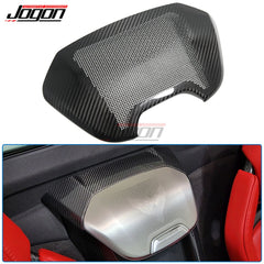 Carbon Fiber Interior Rear Waterfall Speaker Cover Trim For Corvette C8 Z51 Z06 Stingray Convertible Coupe 2020 2021 2022 2023
