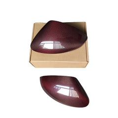 Stelvio Red Dry Carbon Add On Style Mirror Cover Sticker Side Mirror Cover For Alfa Romeo Stelvio SUV 2017-2018