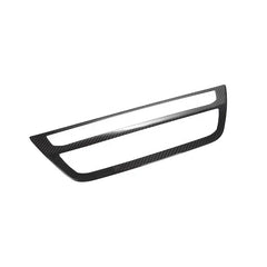 Real Carbon Fiber Interior Air Conditioning CD Player Decorative Cover Multimedia Cover For BMW 5 Series G30