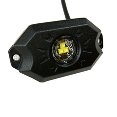 4/8/12/16Pods Amber Led Rock Lights Pure White Strobe Rock Light Decking Lights with Wiring Harness